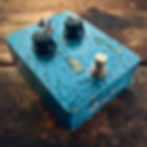 Thumbnail: MK 1.6 Black Glass Germanium Fuzz - Hammered Blue Heavy Relic