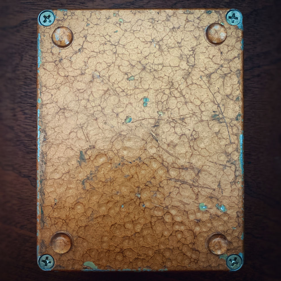 Thumbnail: MK 1.6 Black Glass Germanium Fuzz - Hammered Copper Heavy Relic