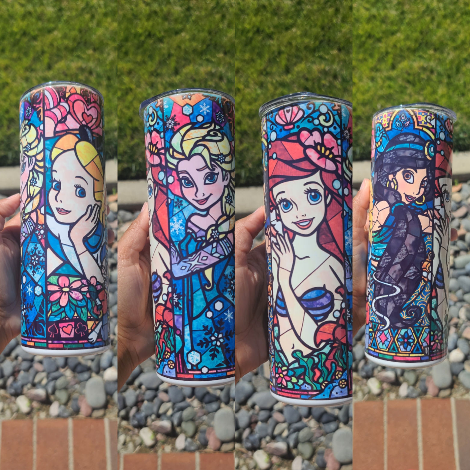 Stained glass princesses 