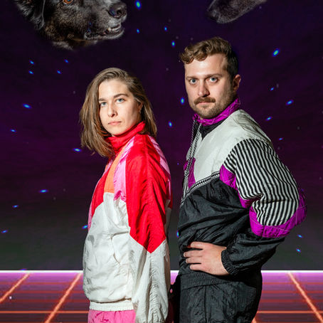 1980s floating heads portrait