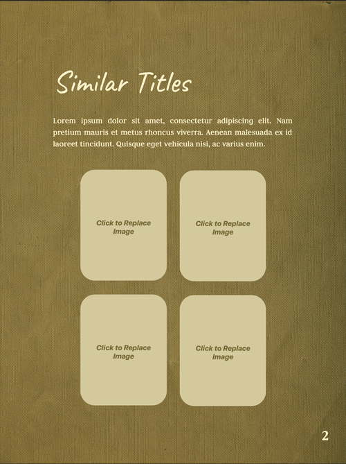 Thumbnail: Lost Indie Template