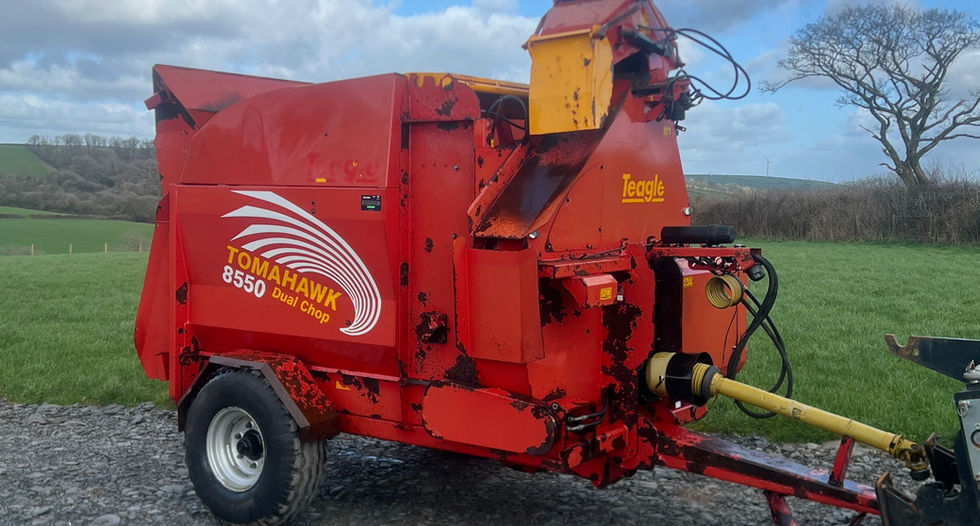 Teagle Tomahawk 855- Dual Chop Straw Chipper 