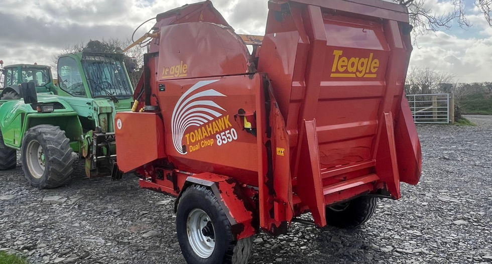 Teagle Tomahawk 855- Dual Chop Straw Chipper 