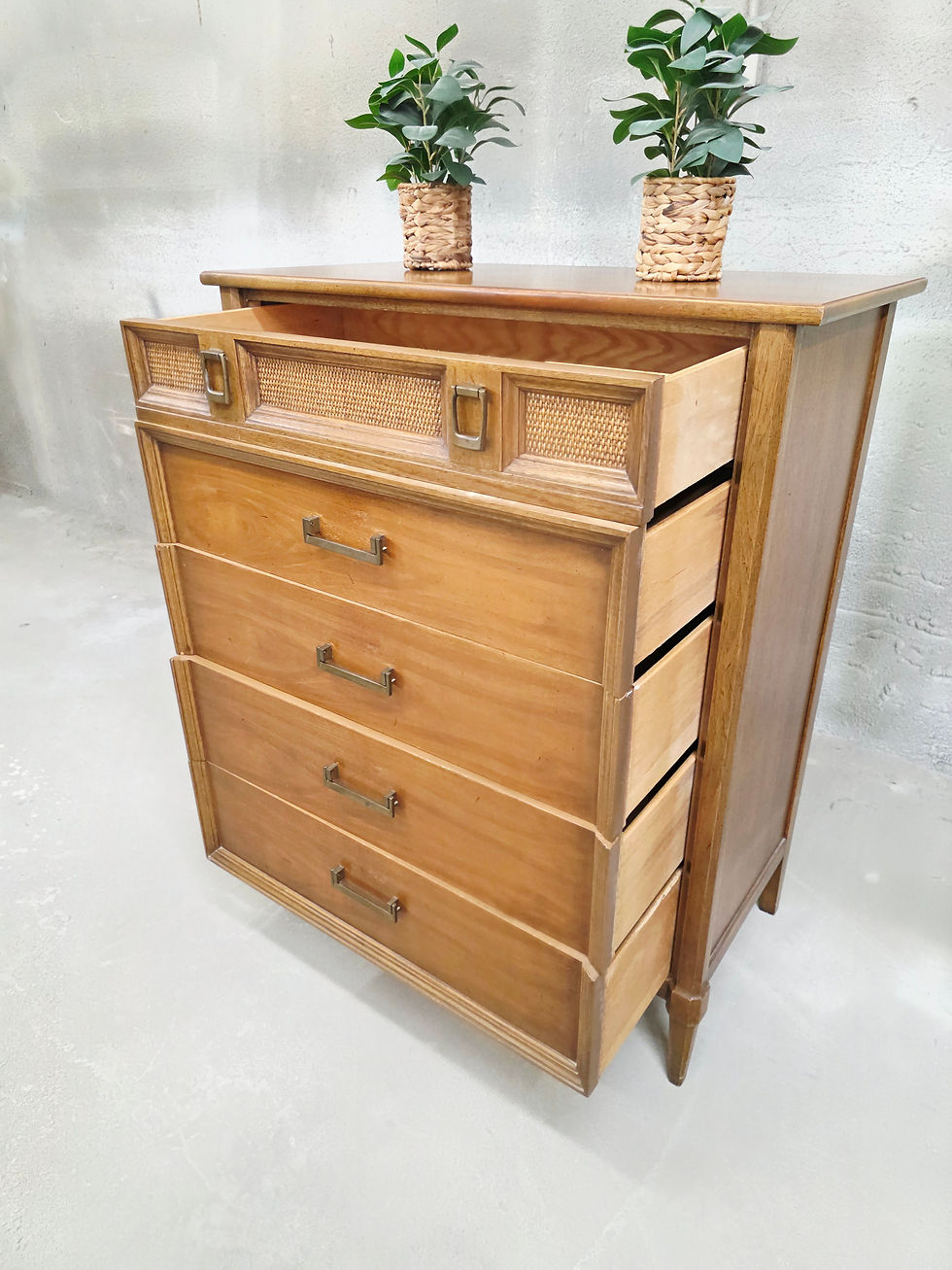 Thumbnail: Solid wood thomasville chest of drawers 