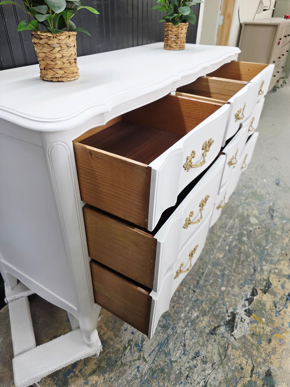 Thumbnail: French provincial dresser pure white 
