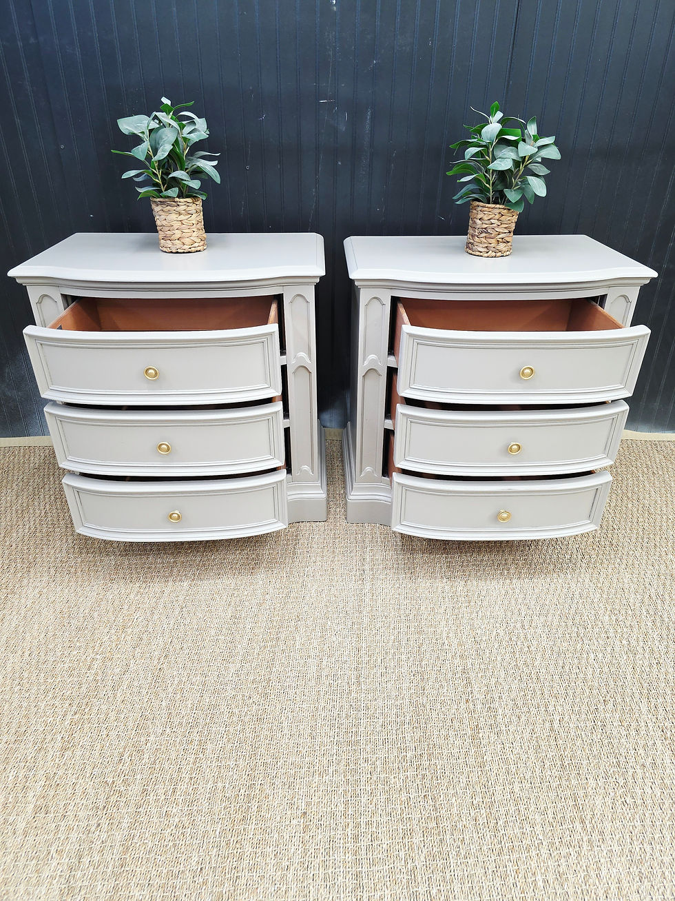 Thumbnail: 2 modern nightstands 