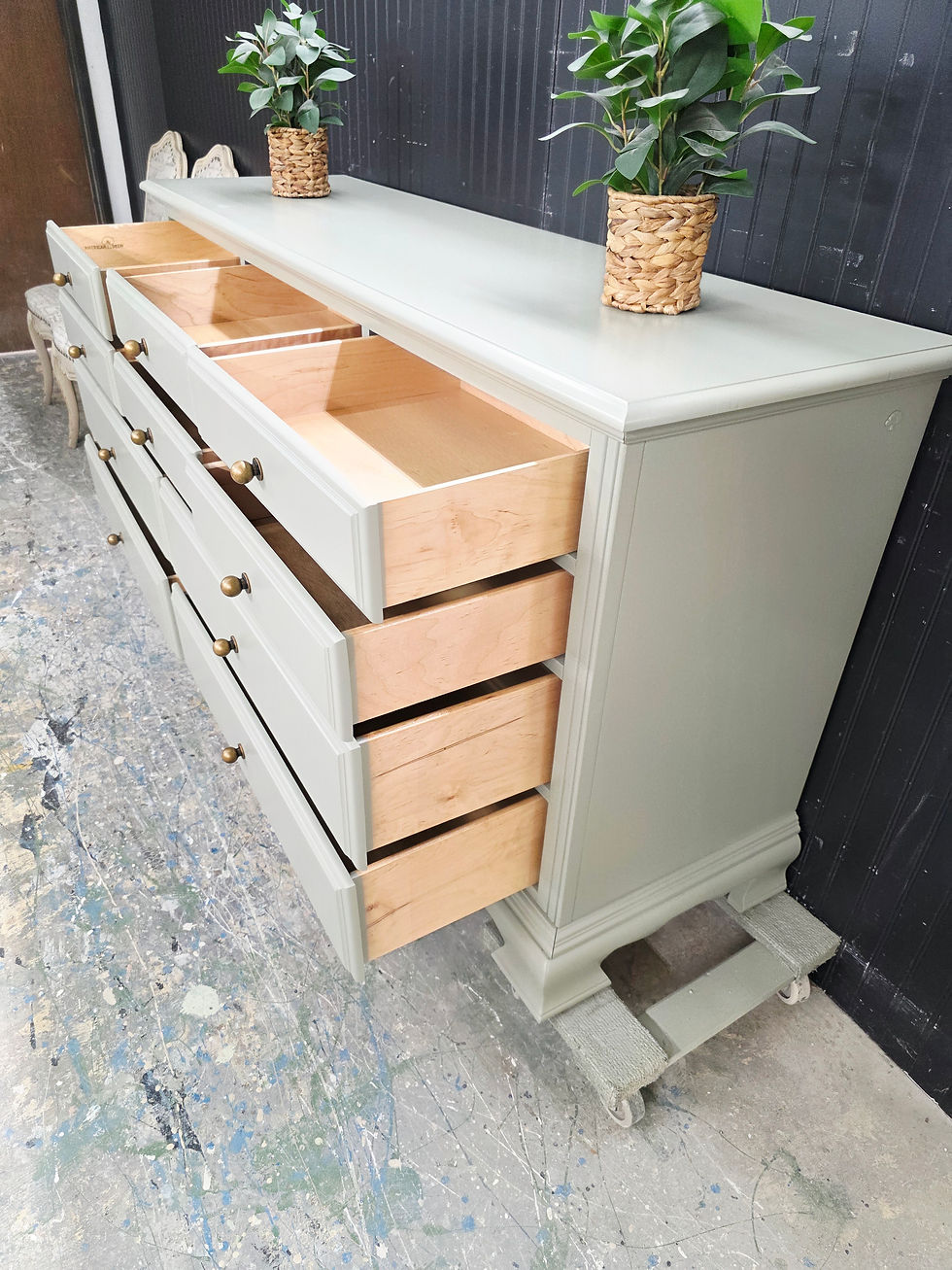 Thumbnail: Solid wood dresser 
