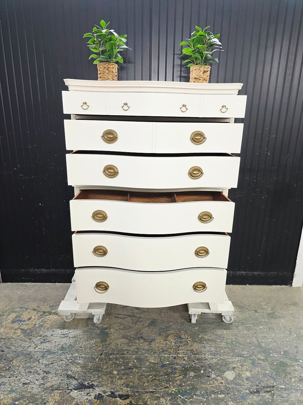 Thumbnail: Solid wood chest of drawers by drexel 