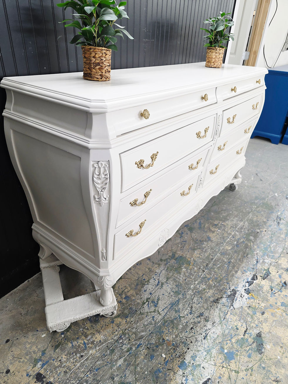 Thumbnail: Large  Bombay style dresser 