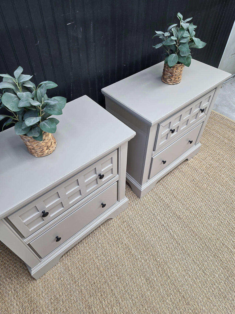 Thumbnail: 2 modern nightstands 