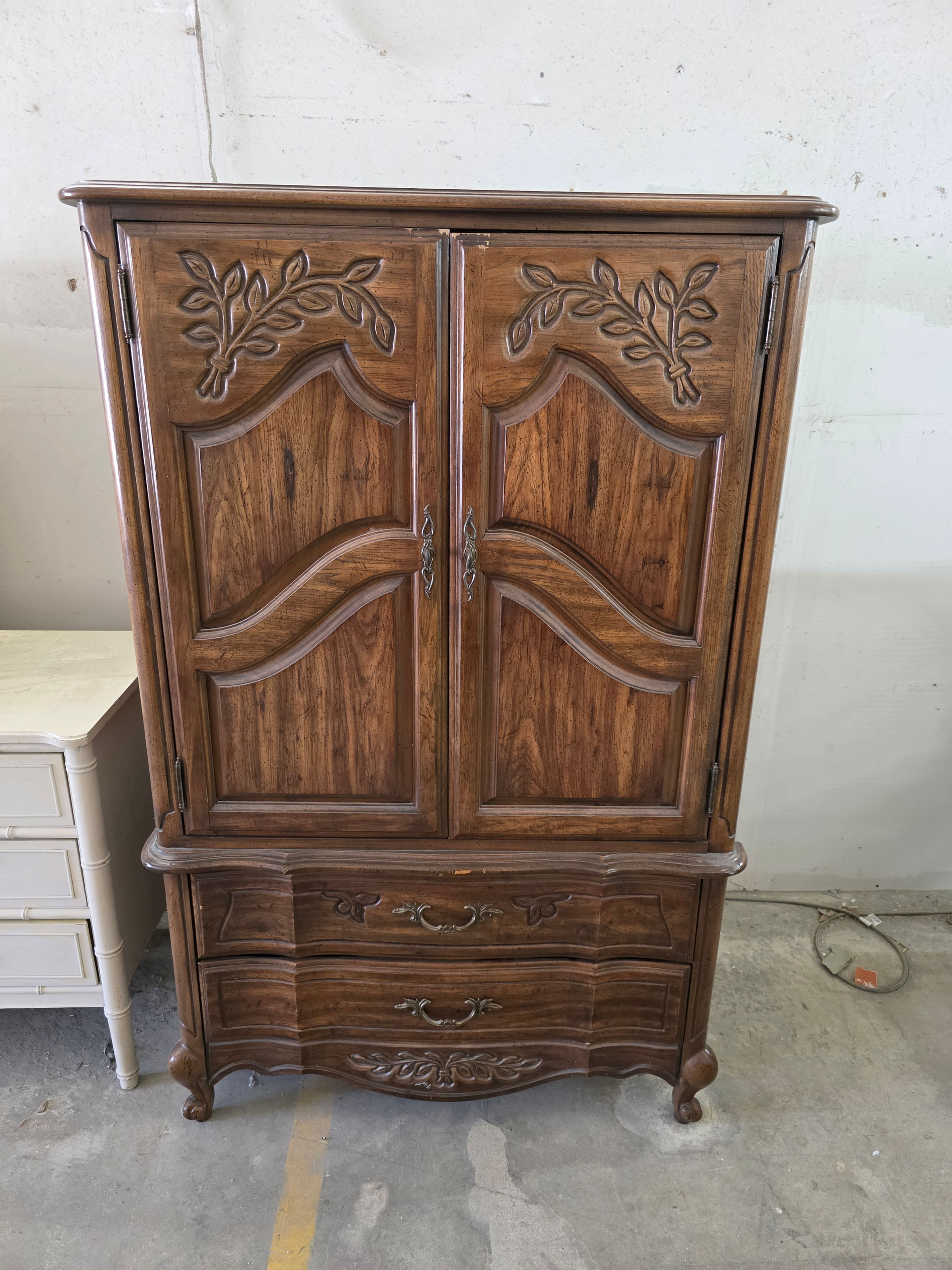 Ready to be customized French Provincial armoire
