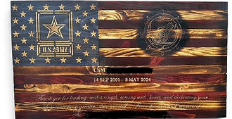 The Final Salute-Military Retirement Flag