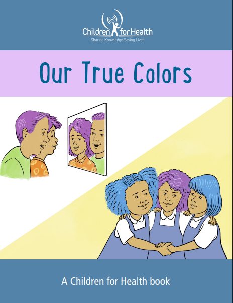 Our True Colors storybook cover about bullying prevention and resilience for Guam youth