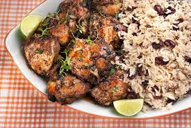 Jerk Chicken With Rice and Peas