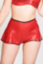 latex french panties super soft latex fun contrasting trim pin up dreamwear