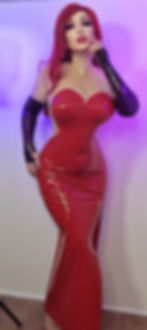 Thumbnail: Latex Jessica Rabbit inspired dress