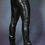 Thumbnail: latex slim fit trousers Slim cut trousers Pull-on Faux fly Full length
