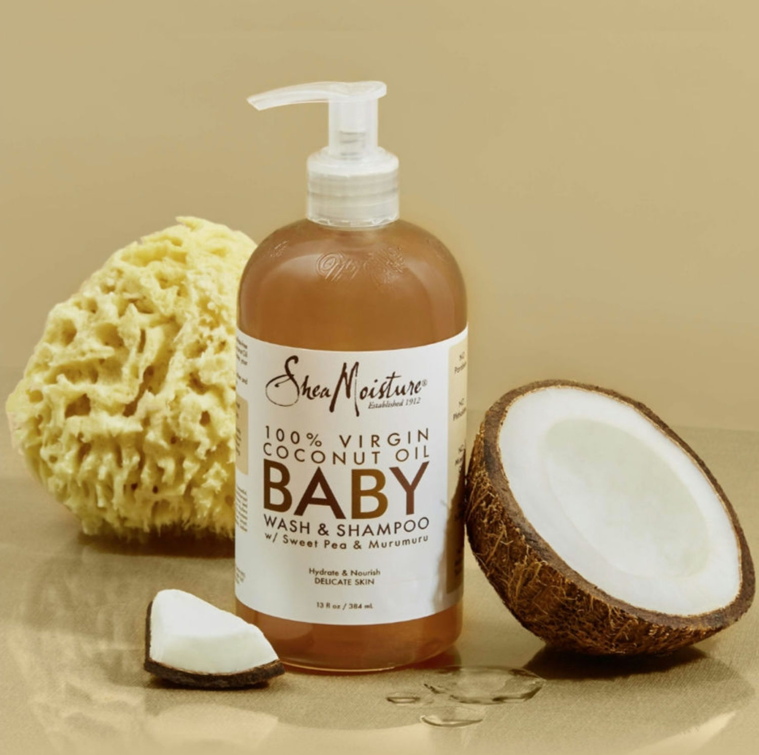 Shea Moisture Baby Shampoo Aceite de Coco Virgen