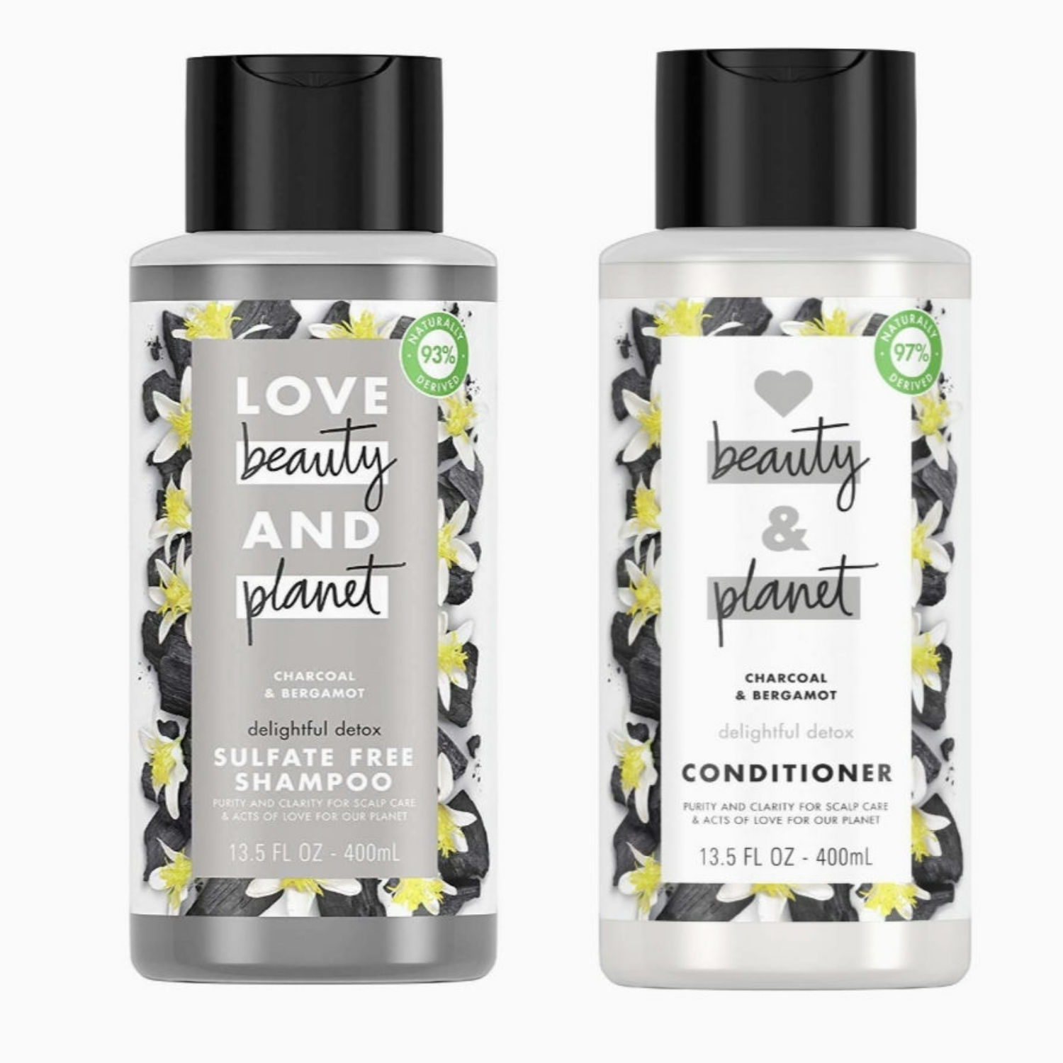 Love Beauty and Planet Shampoo y acondicionador Bamboo Charcoal