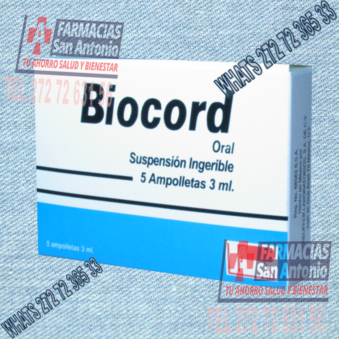 Biocord 5 ampolletas ingeribles Lisados Bacterianos