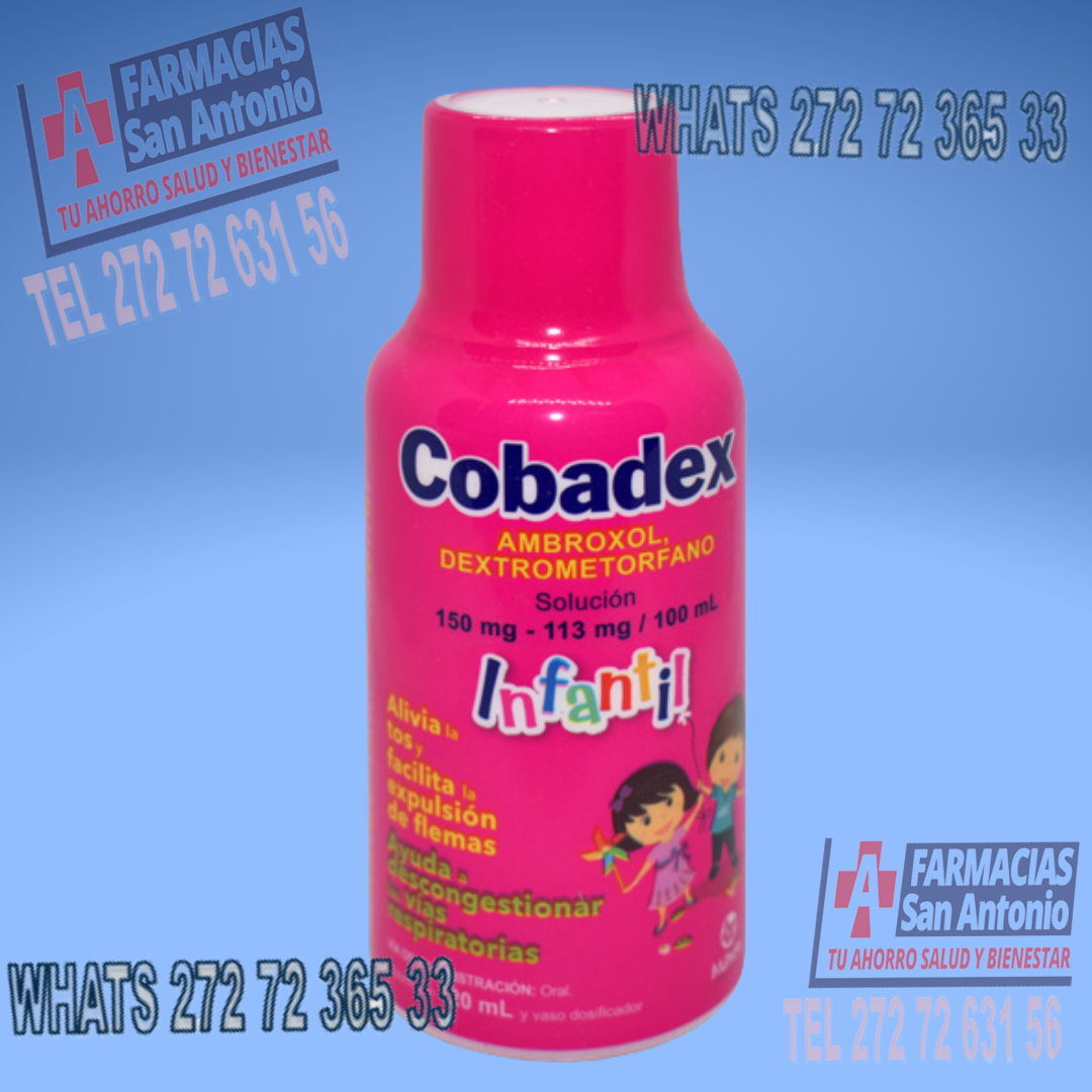 Ambroxol Dextrometorfano jarabe infantil Cobadex
