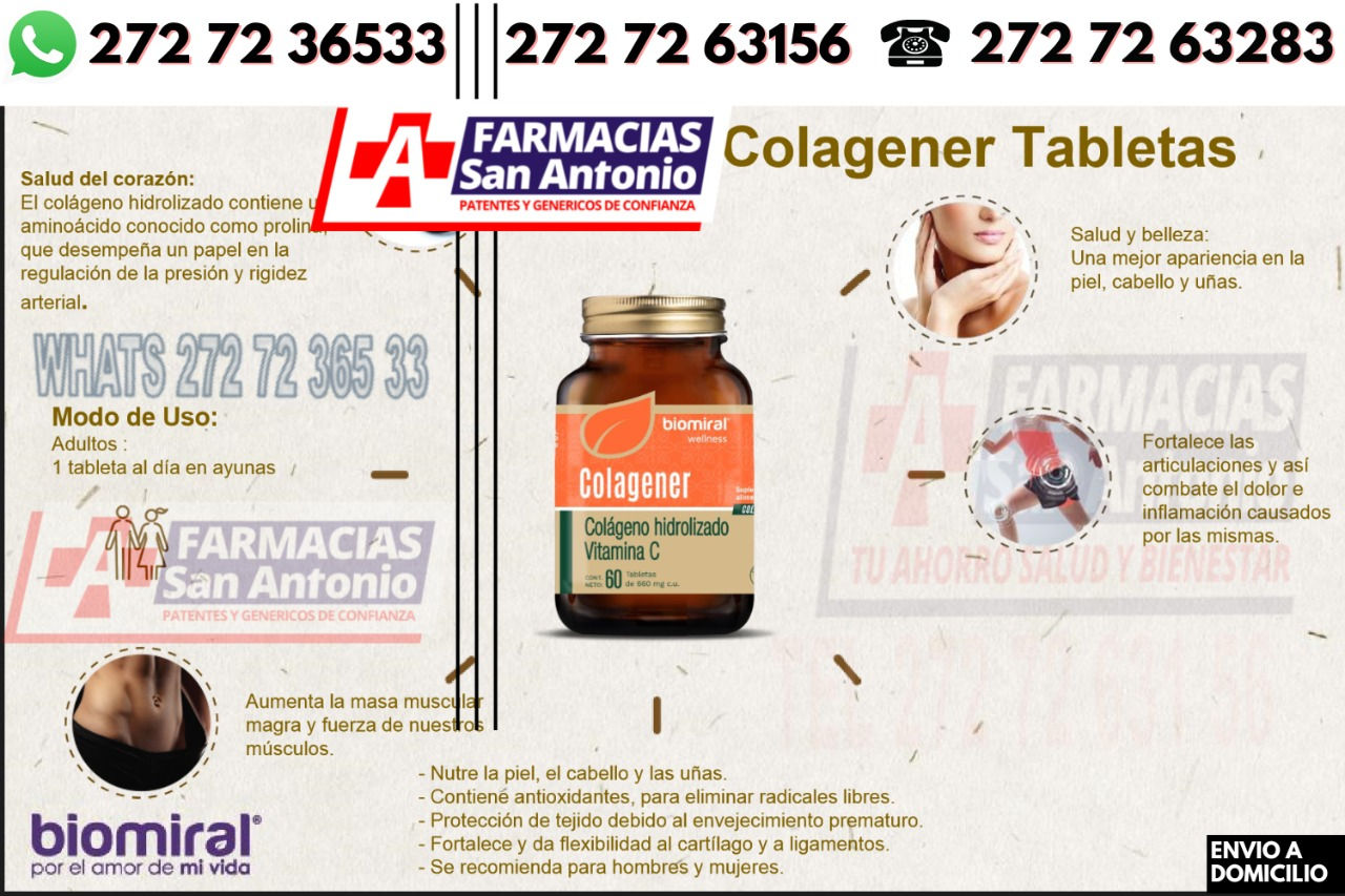 Colagener 1000g 60 tabletas