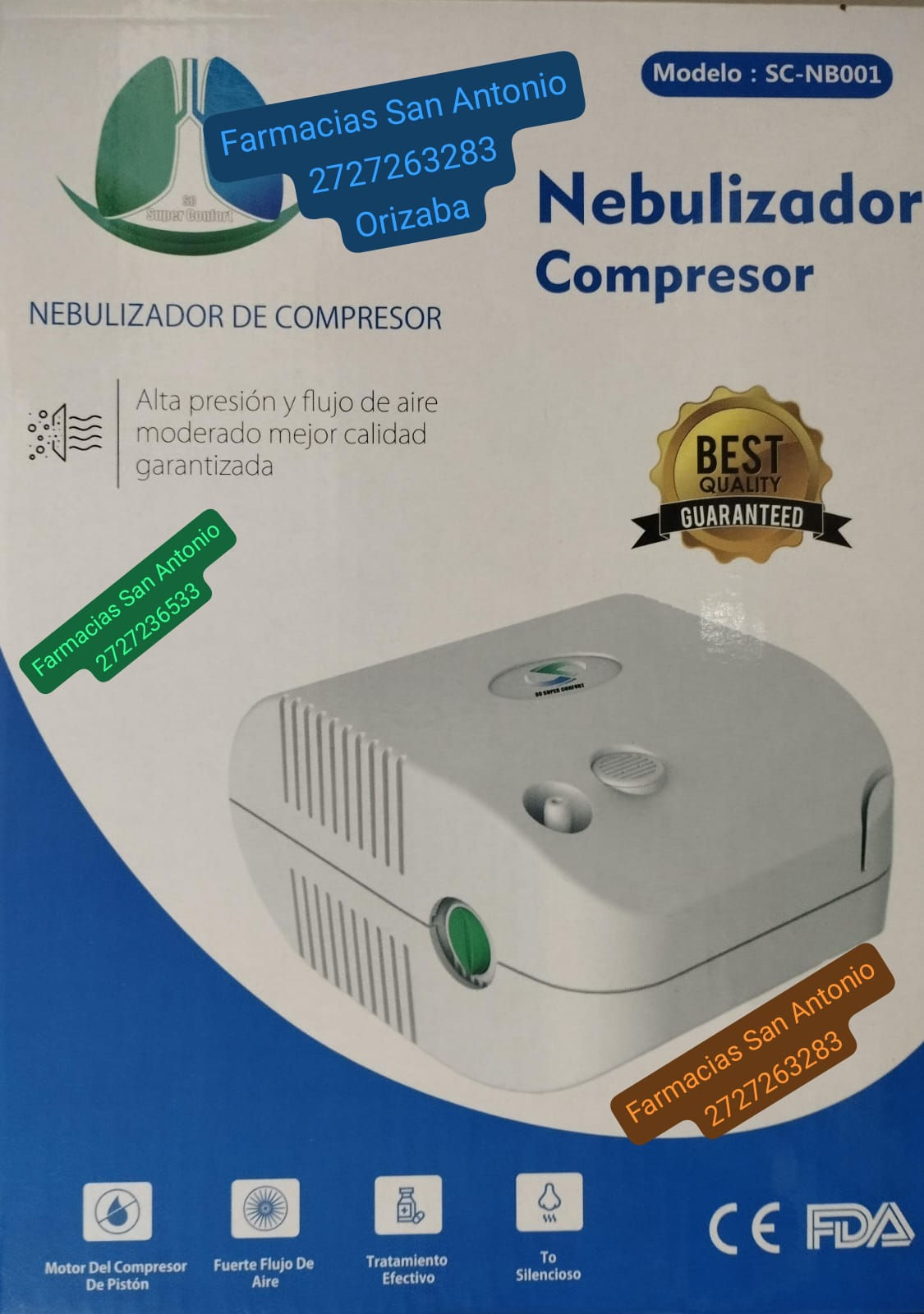Nebulizador mod SC-NB001