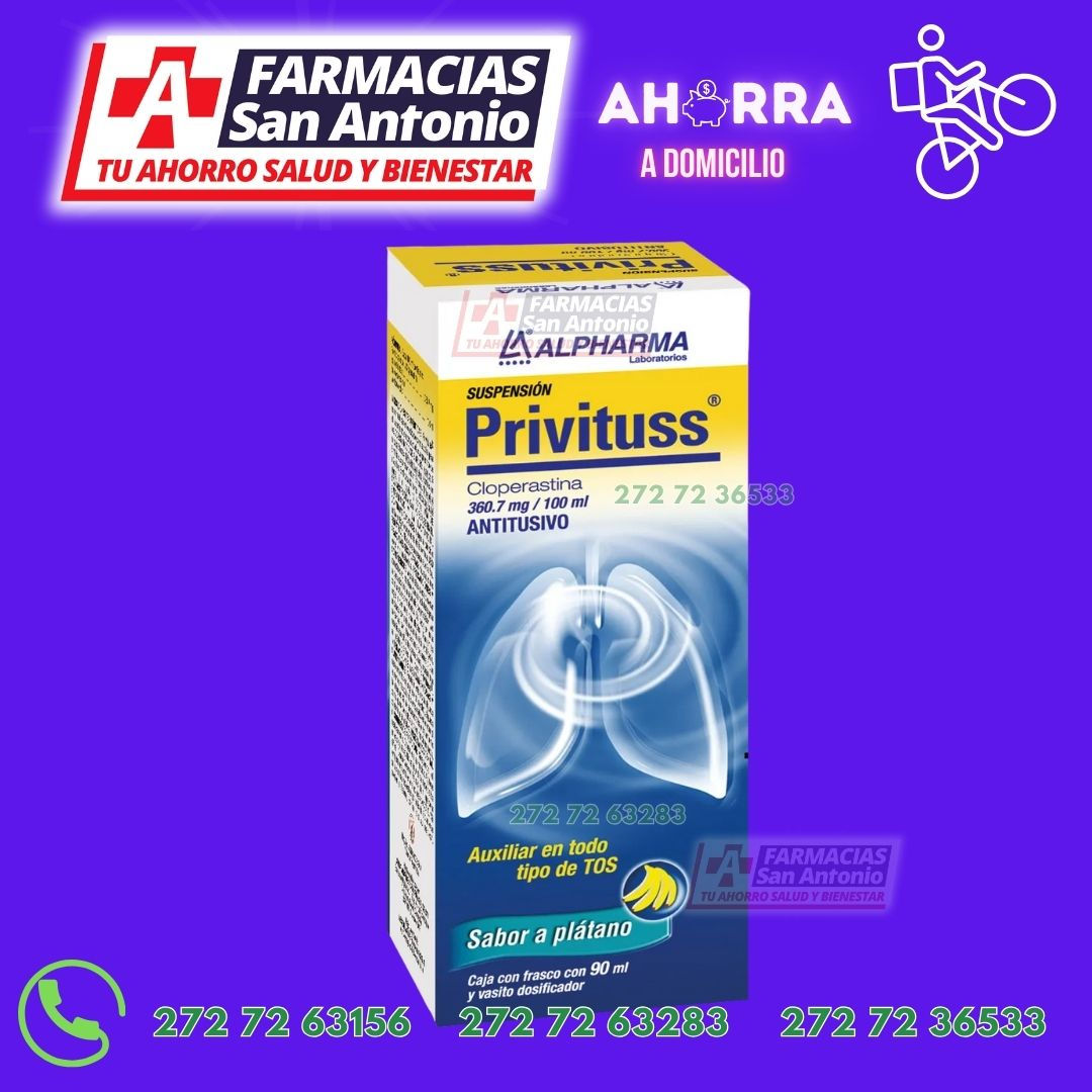 Cloperastina 360.7mg Privituss jarabe 90ml