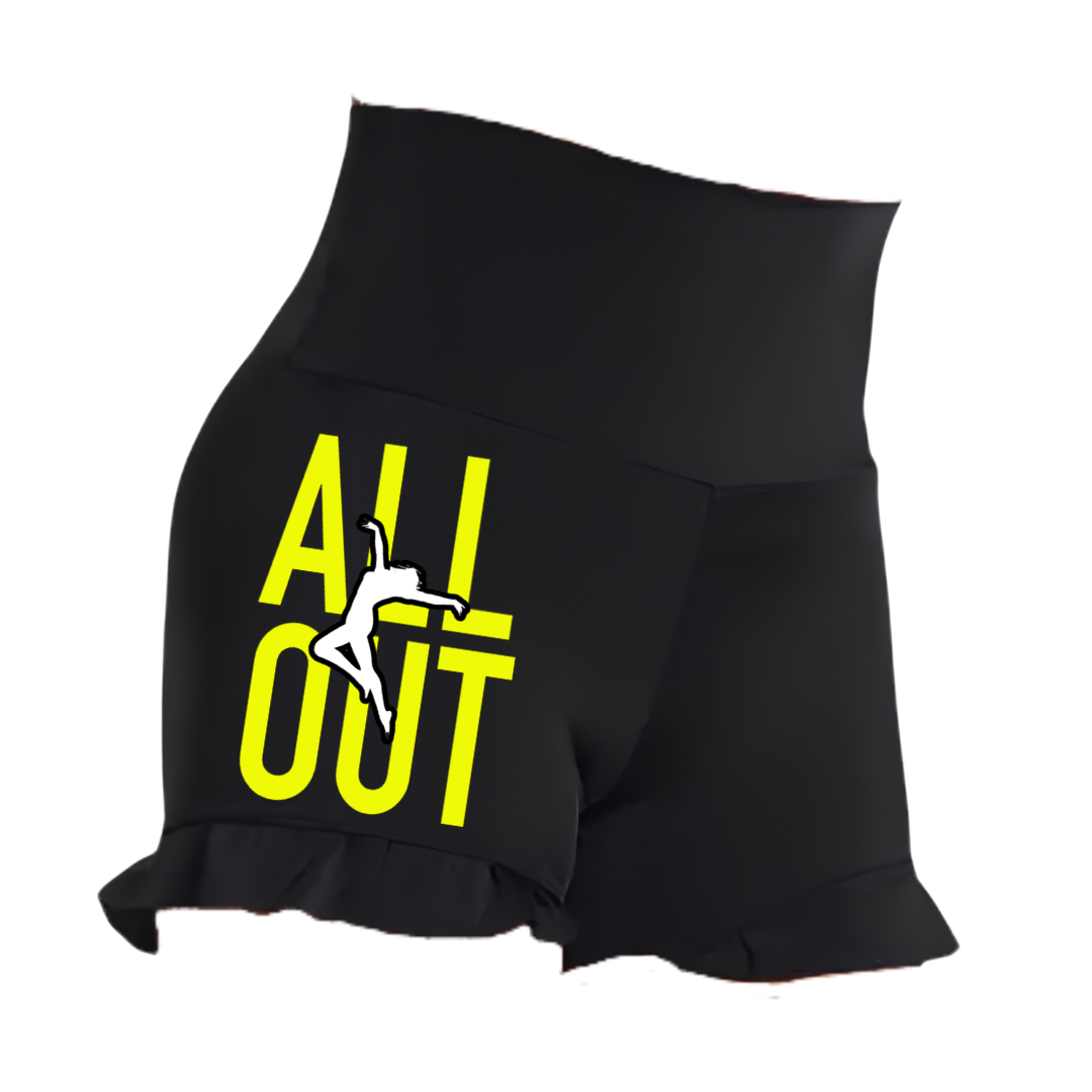 Ruffle Hem Shorts