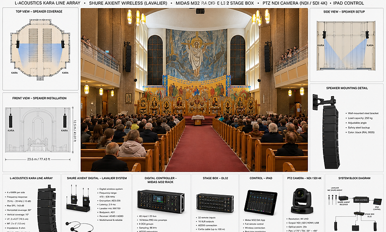 Sound system for church