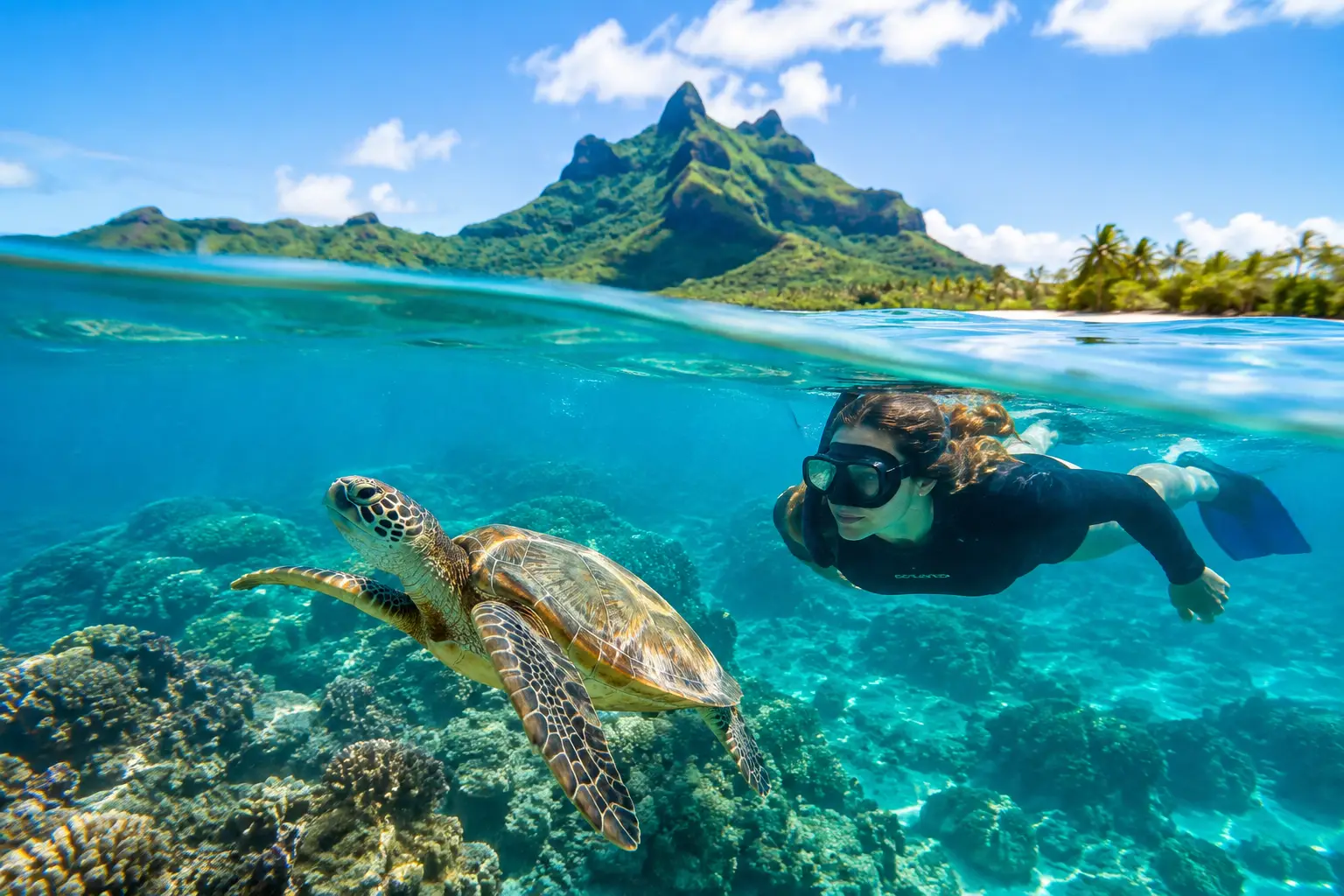 Bien vivre la plongée écoresponsable à Tahiti