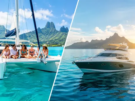 Bateau partagé versus bateau privatif à Tahiti
