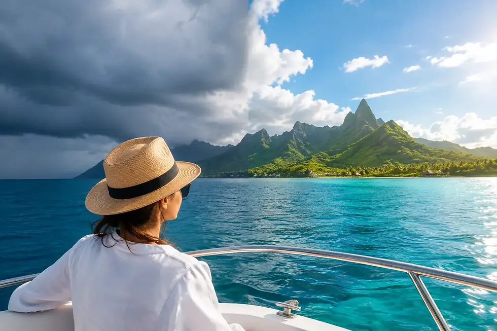 Guide sortie bateau selon météo à Tahiti