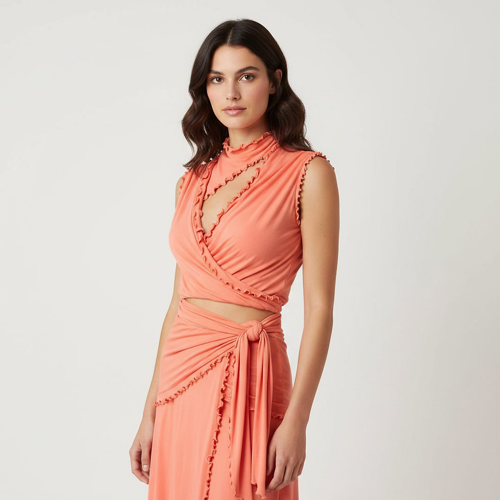 Miniatura: Dress Orange arrangement S-M