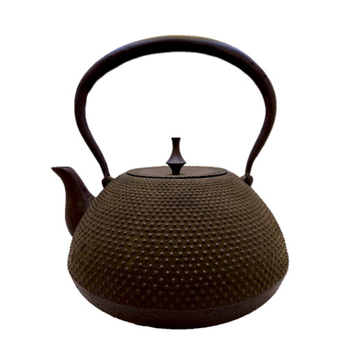 霰　小槌摘　鉄瓶　銘有　姿良し　2、1ℓ 使い勝手良　　　　　B I 鉄瓶 宝重霰 2.0L | 南部鉄器 幸工芸 鉄瓶