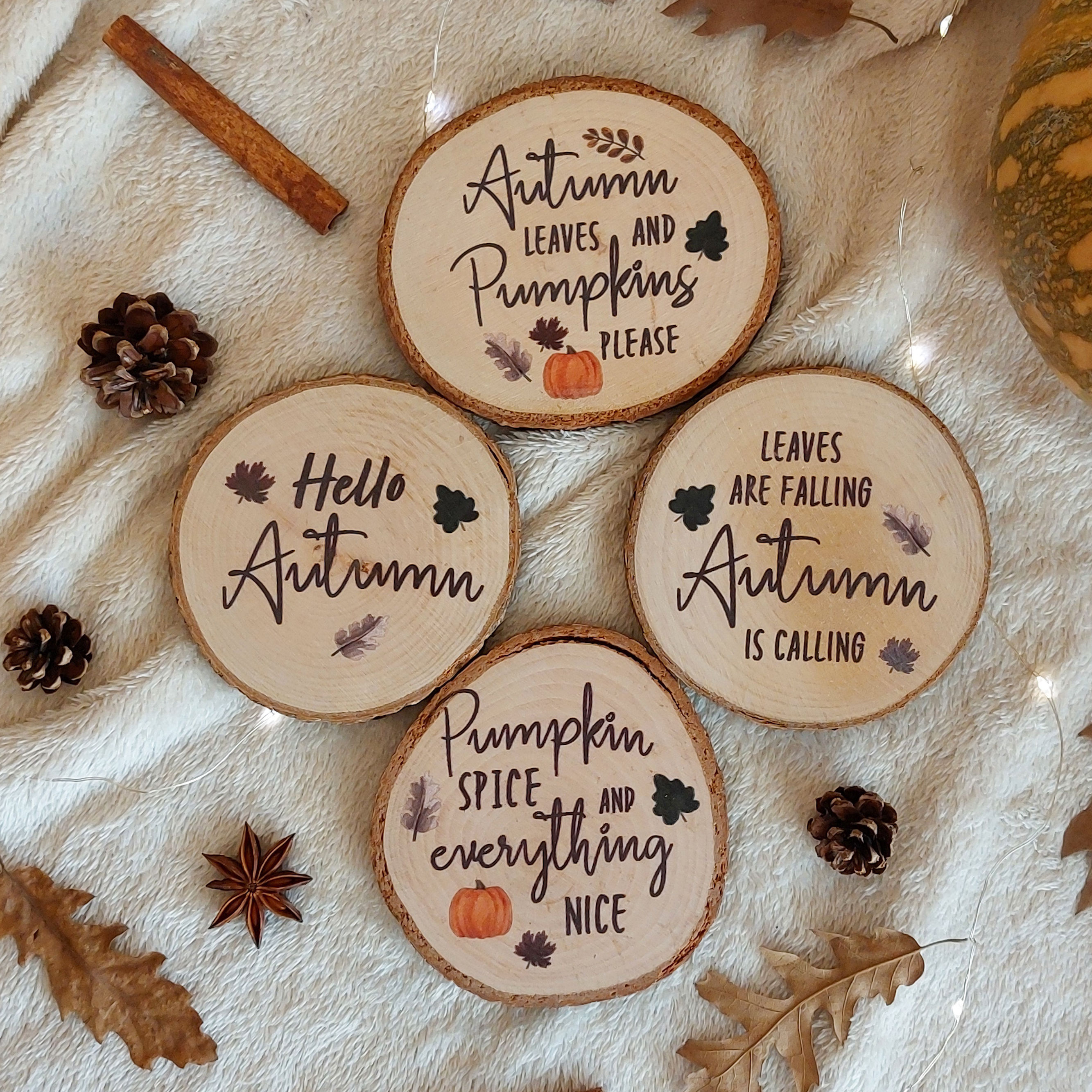 Sottocandela Disco di legno