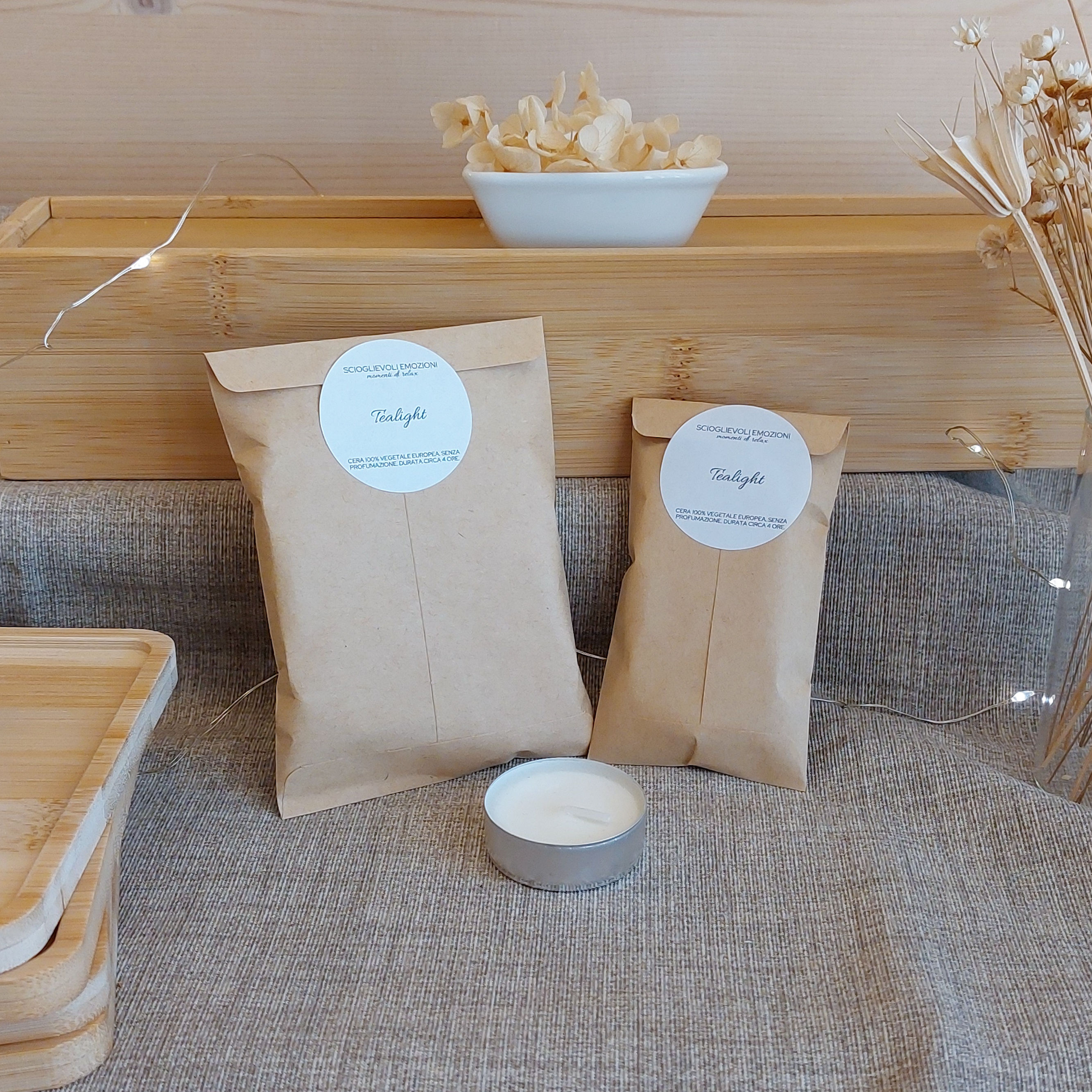 Tealight senza profumazione