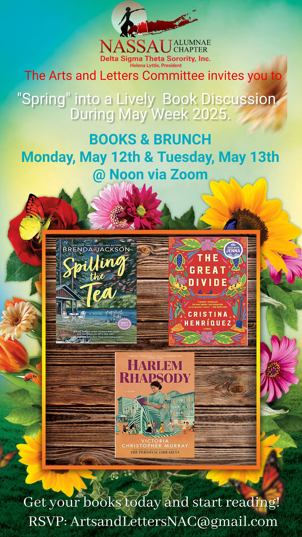 Books & Brunch: May Week Book Chats