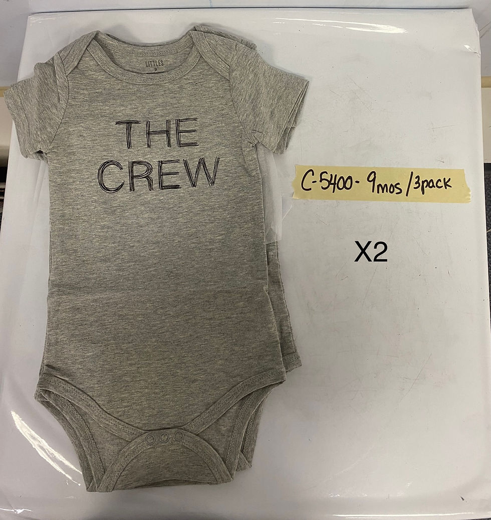 Triplet Onesie (3 pack)