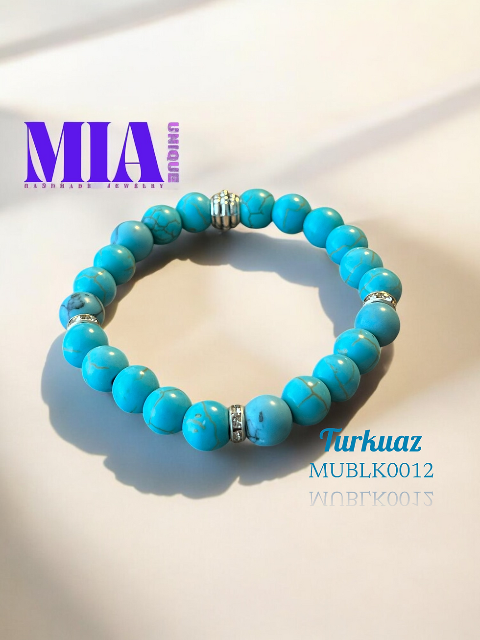 Turkuaz "Turquoise" Bileklik