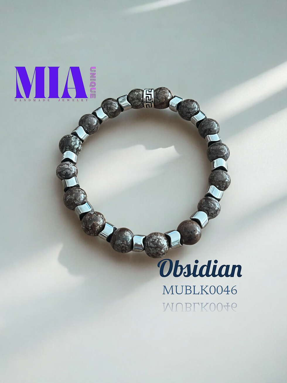 Obsidian Bileklik