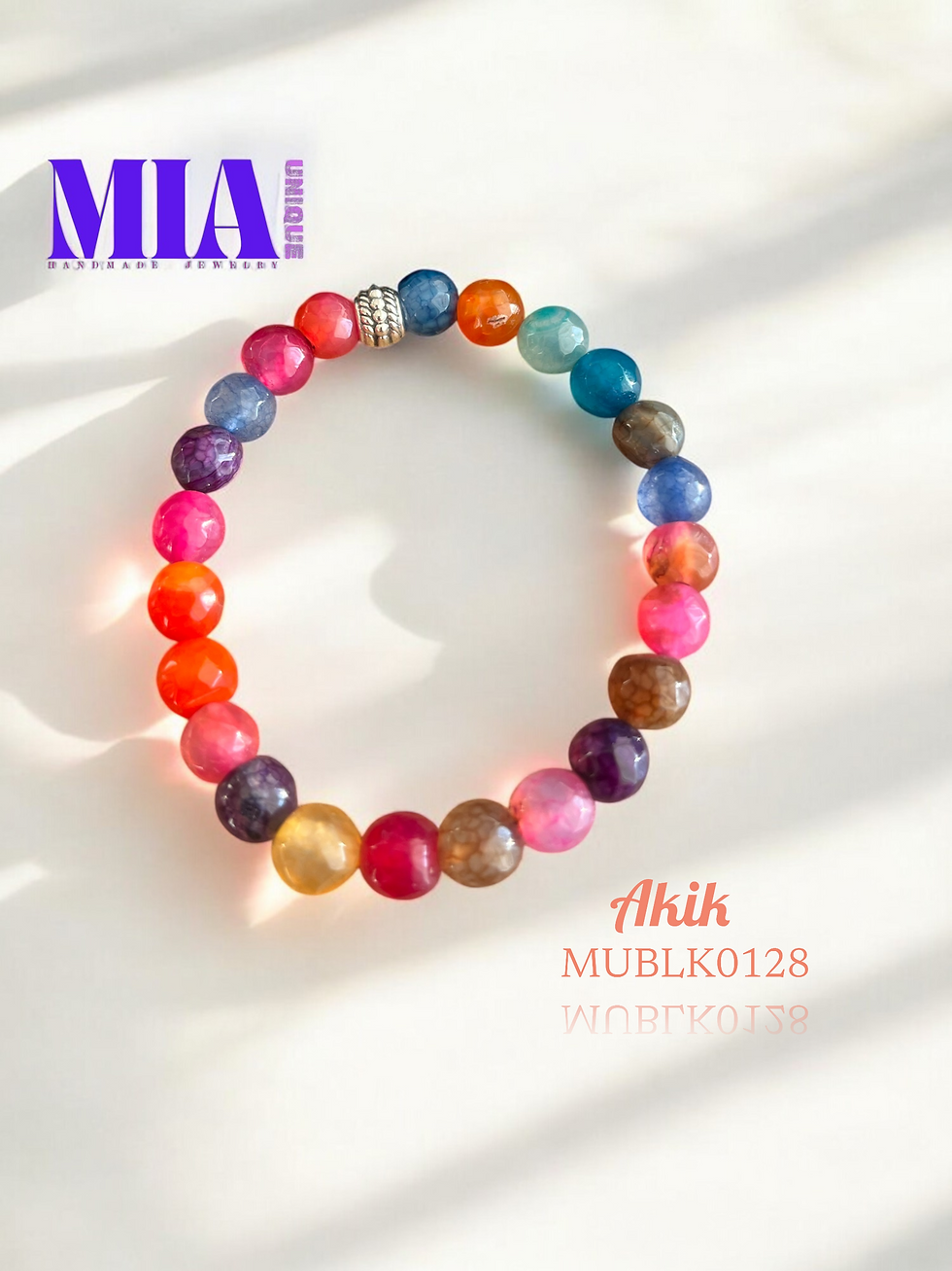 Faset Renkli Akik