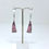 Thumbnail: Pink Rhodonite Sail Dangle Earrings
