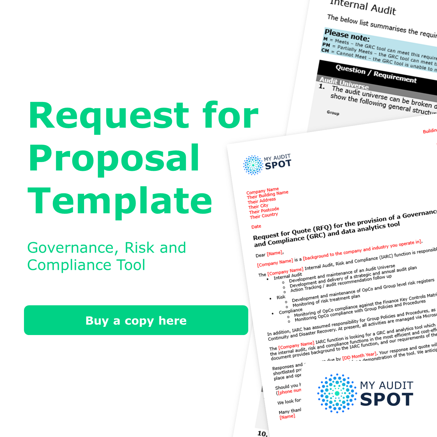 AFM21 -GRC Tool Request for Proposal