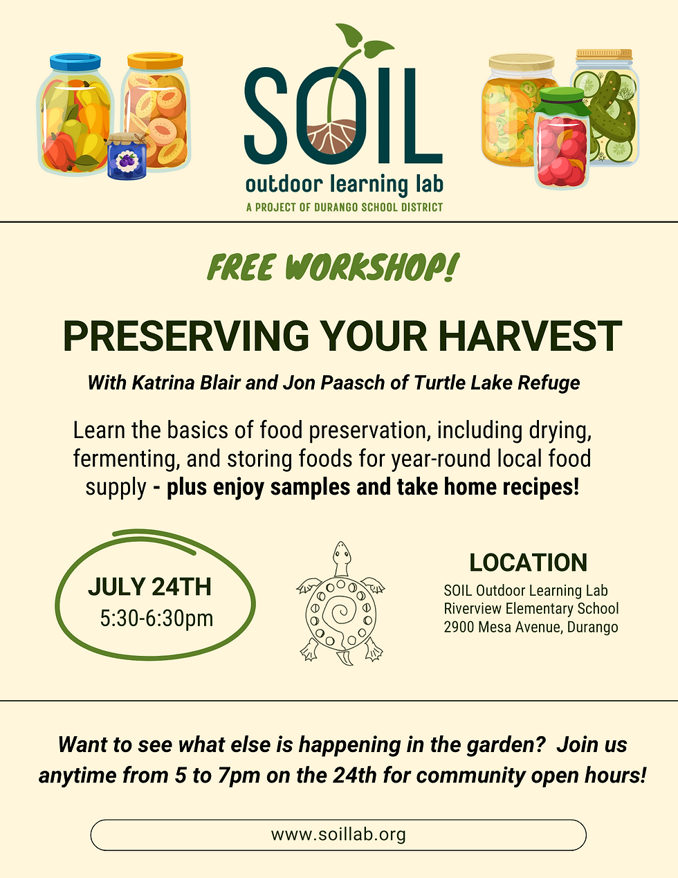 Preserving Your Harvest - with Katrina Blair and Jon Paasch of Turtle Lake Refuge