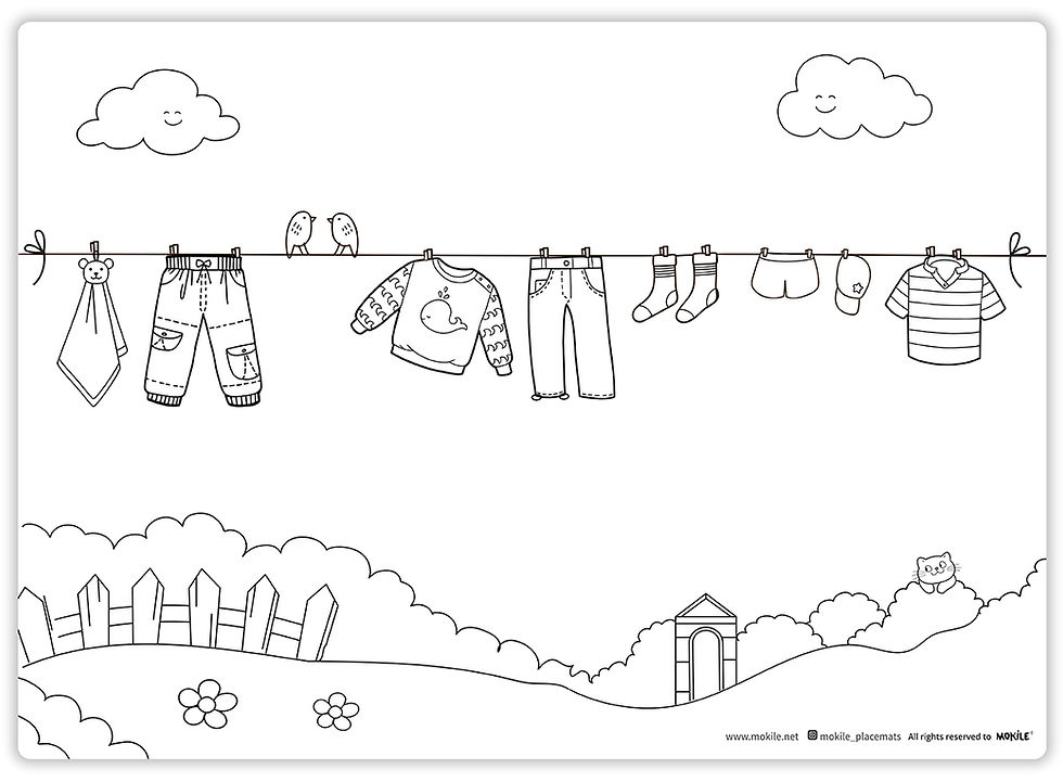 לוח התארגנות לבן - סדר פעולות יומי לילדים