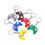 תמונה ממוזערת: Colorful game controller keychains. Various colors of game controllers are displayed on white.