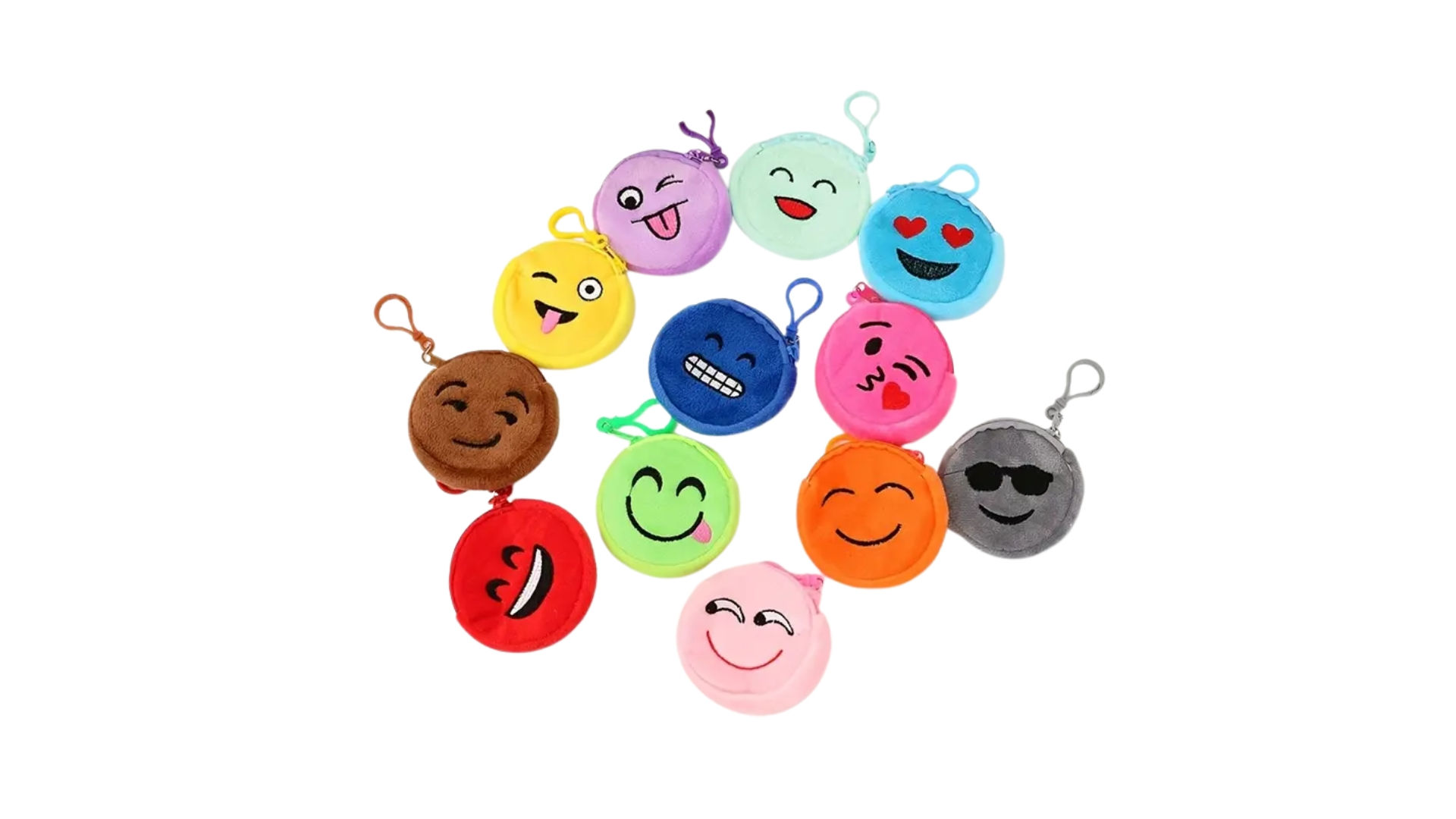 סמיילים שמחים, מציגים פרצופים שונים עם הבעות: שמח, עצוב, צוחק. Mokile Art