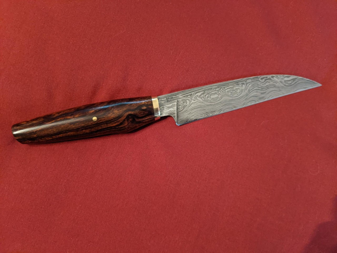 Couteau de cuisine - 6389 Sylvain Dion artisan coutelier Shawinigan,Québec