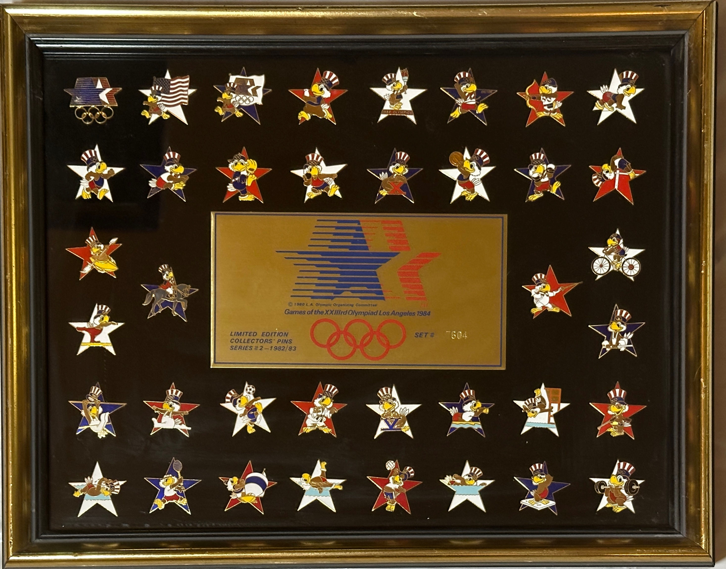 1984 Games of the XXIIIrd Olympiad Los Angeles Limited Edition Collector's Pins